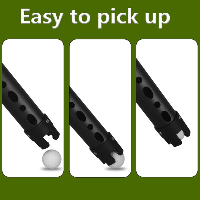 LOVACE Golf Ball Retriever, Aluminum Golf Ball Picker Upper Tube - Image 3